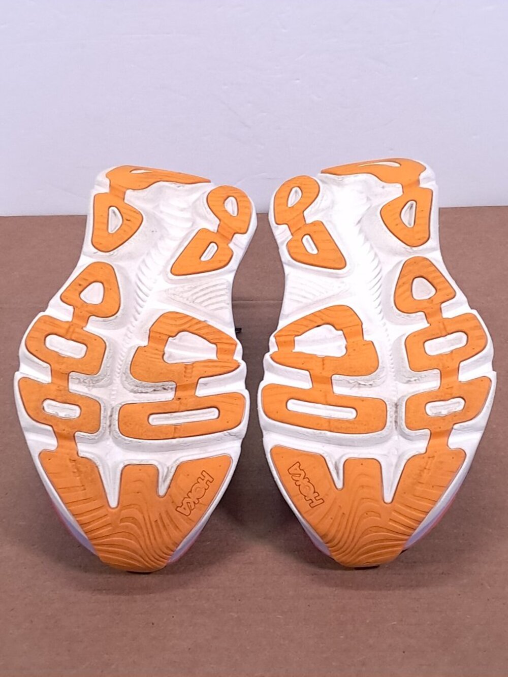 Hoka Gaviota 5 Shoes Women 9.5 B Anchor / Grapefruit Athletic Running Sneakers - Picture 12 of 16